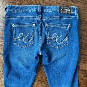Express Low Rise Stretch Legging Jeans 8S